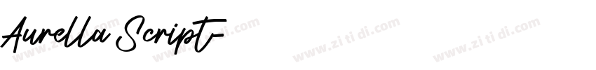 Aurella Script字体转换 Aurella Script字体转换
